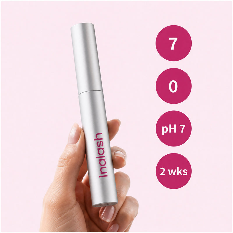 Inalash tube with the four numbers: 7 peptides, 0 prostaglandins, pH 7, 2 weeks