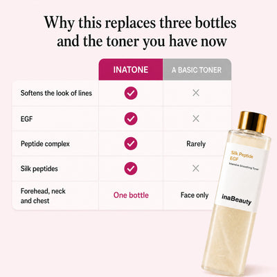 Why this replaces three bottles and the toner you have now.